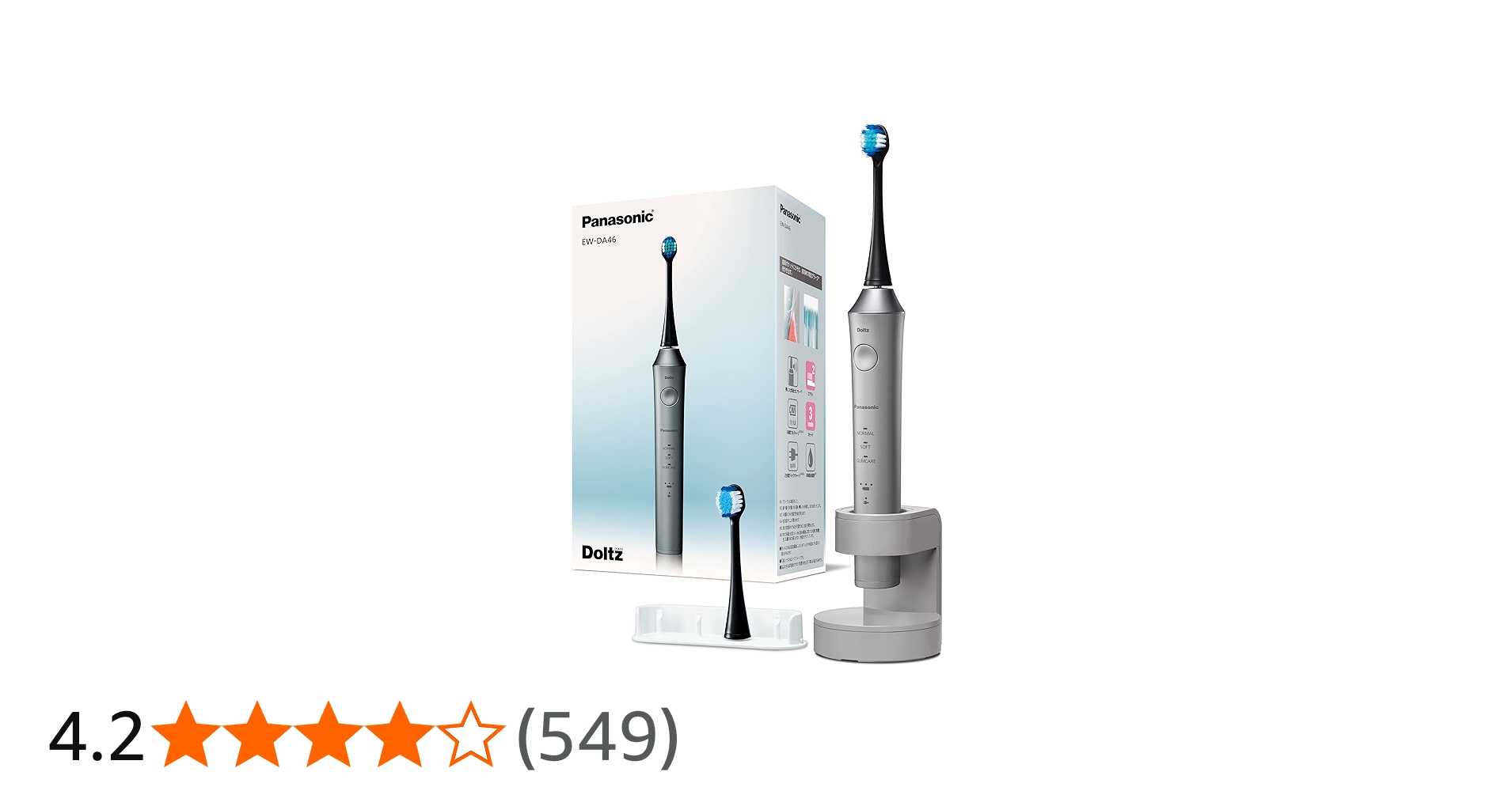 Amazon.co.jp: パナソニック 電動歯ブラシ ドルツ スタンダードモデル