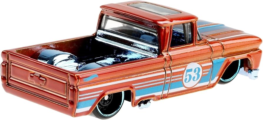 Amazon.com: Hot Wheels Orange & Blue 53rd Anniversary Custom '62
