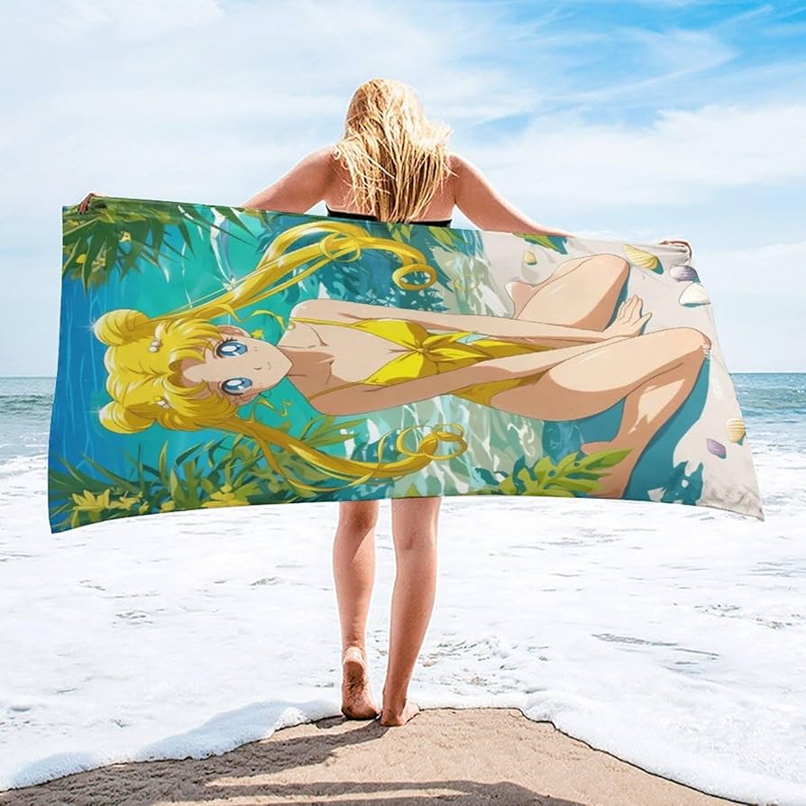 セーラームーン ラインストーン付きバスタオルC 原画 セーラームーン