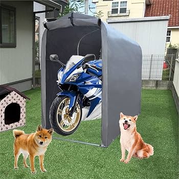 Amazon | OKAYES サイクルハウス 自転車置き場 屋外 2台用 ガレージ