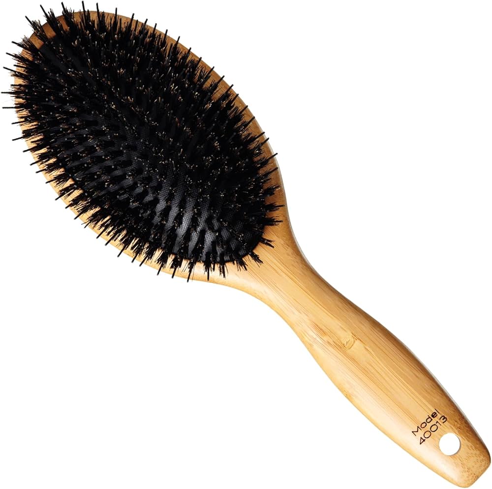 Amazon.com: Sam Villa Signature Series Boar Bristle Hair Brush For
