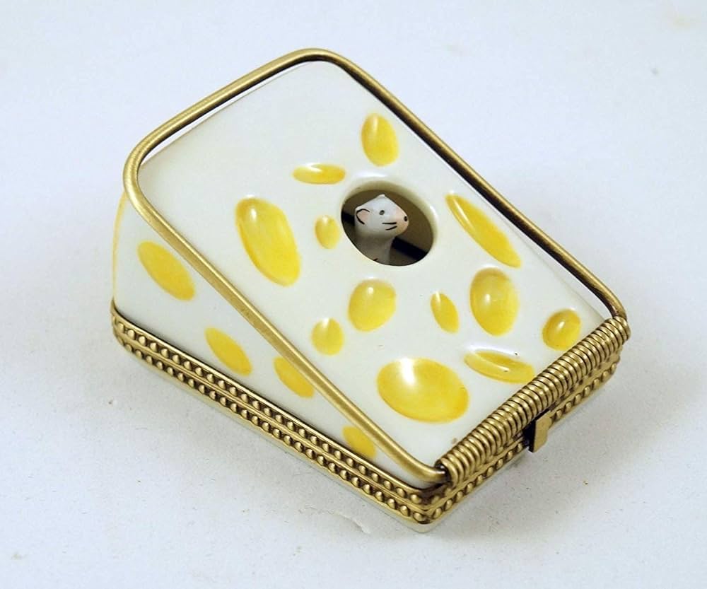 Amazon.co.jp: 本物のフランス製磁器手描きかわいいミニチュア小物入れ