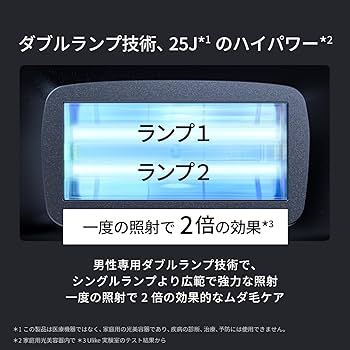 Amazon | 【2024年新モデル】Ulike Men 脱毛器 メンズ 髭 VIO対応 痛み