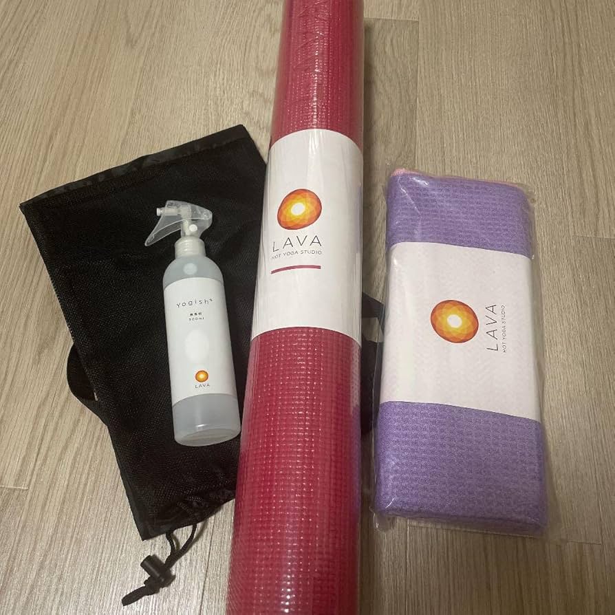 ⭐︎ホットヨガスタジオLAVA⭐︎SUKALA 薄型ヨガマット、ヨガラグ2点