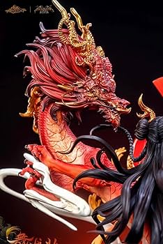 Amazon.co.jp: 中国風少女舞龍粧フィギュアガレージキットシーンの台座