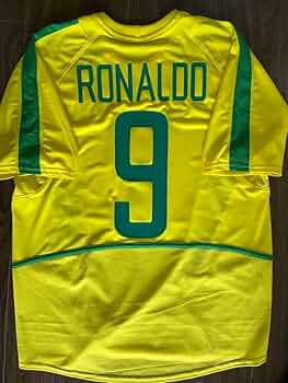 ブラジルロナルド直筆サインユニホームレアル鑑定書付き写真付き