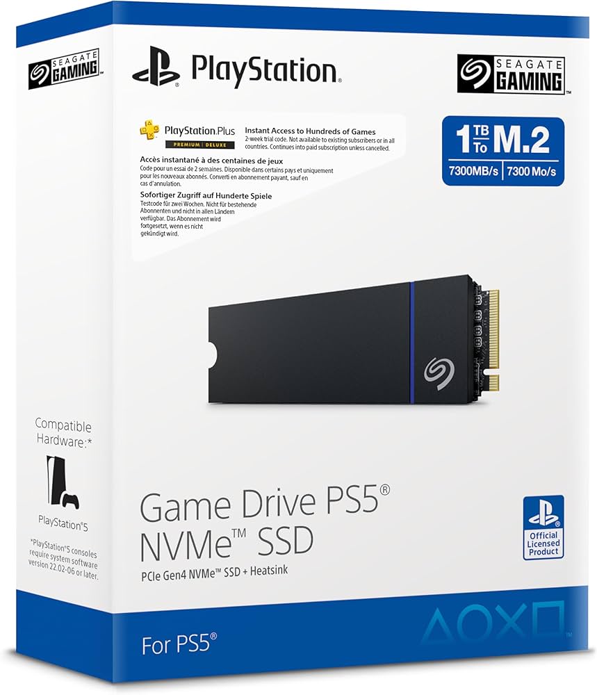 Amazon | Seagate Game Drive M.2 SSD 1TB PS5対応限定デザイン