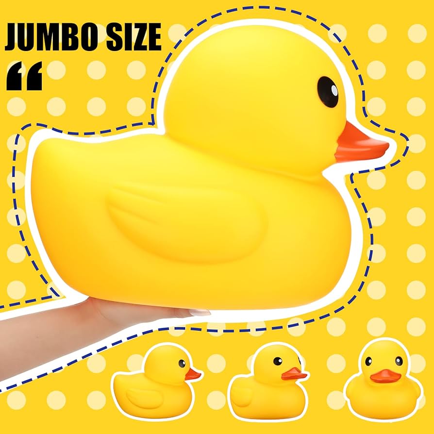 Amazon.com: Leitee Yellow Jumbo Rubber Duck 13