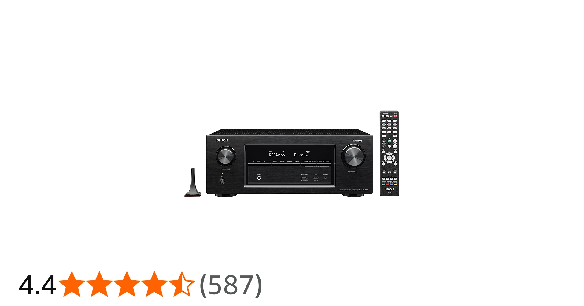 Denon X Series AVR-X2400H 7.2 Channel AV Surround Receiver with