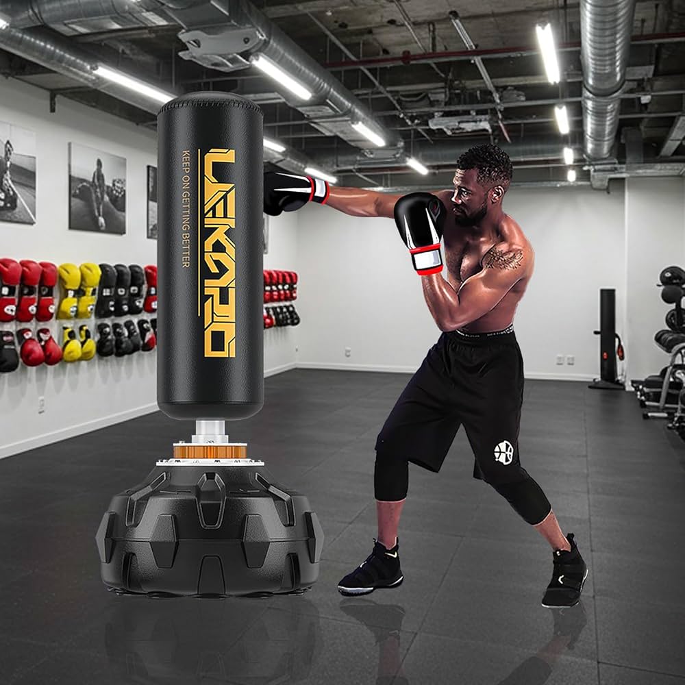 Amazon.co.jp: サンドバッグ 自立型 ボクシング グローブ付き