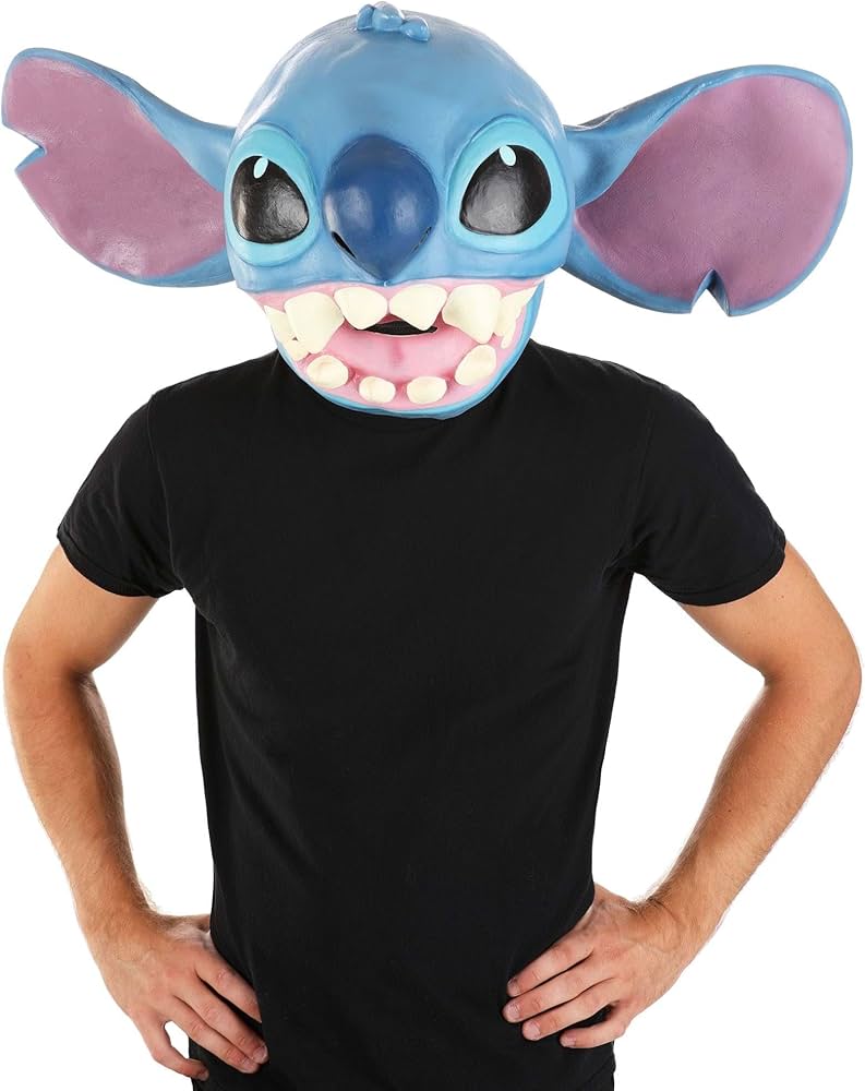 Amazon.com: Fun Costumes Adult Stitch Deluxe Mask - Full Head