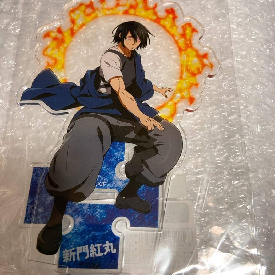 陰の実力者になりたくて×炎炎ノ消防隊 イプシロン&新門紅丸 アクリル