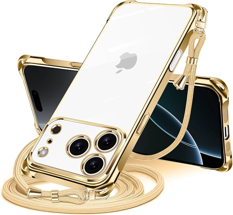 Amazon.co.jp: NISIILNG iPhone 17 Pro 用 ケース クリア ショルダー