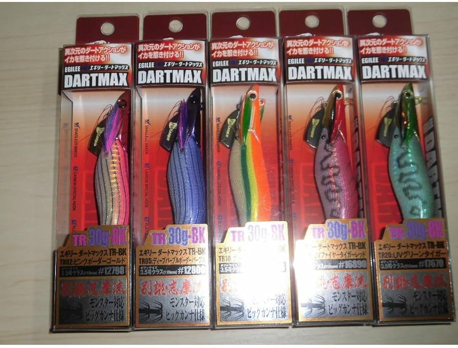 DARTMAX TRZ エギ 30g 40gセット DARTMAX TR 30g-BK 3.5号、3本