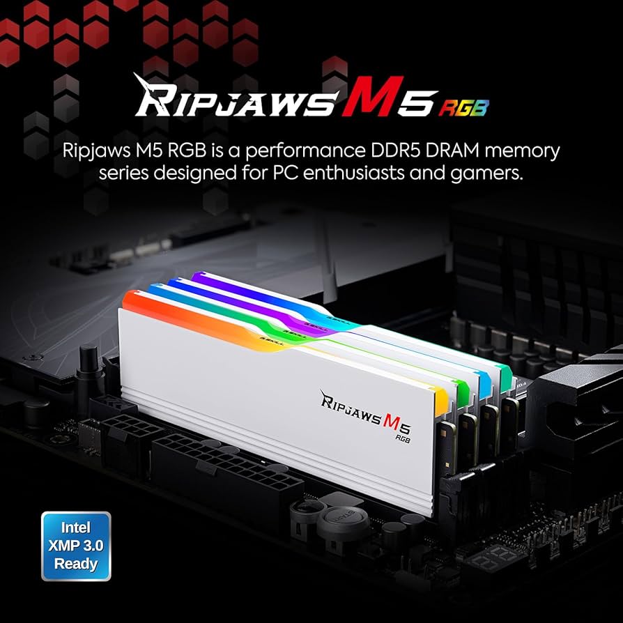 G.SKILL Ripjaws M5 RGB Series DDR5 RAM (Intel XMP 3.0) 48GB