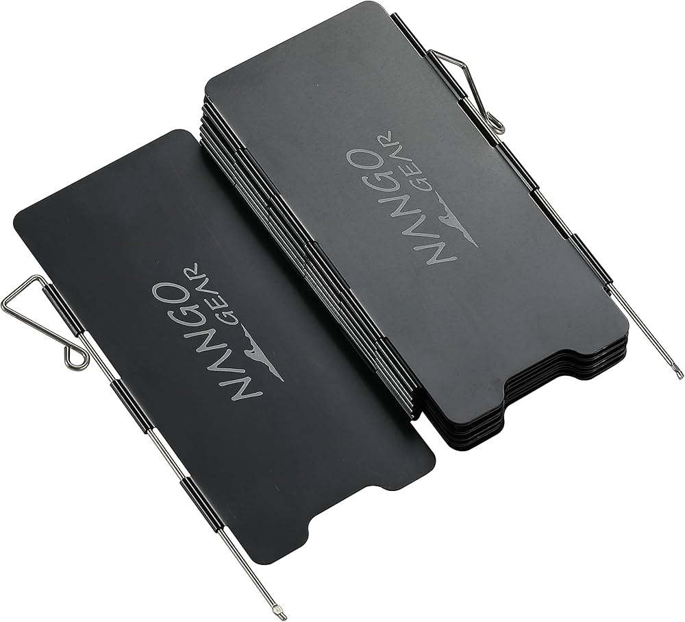 Amazon | NANGOGEAR（南湖 キャンプ ギア） ウインドスクリーン アルミ