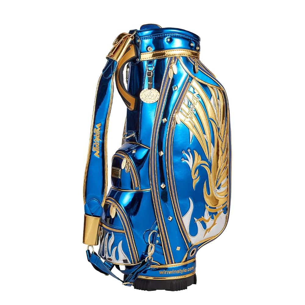 VTWELVE 912 ゴルフバッグ 青と黄色の星柄 VTWELVE 912 ゴルフバッグ