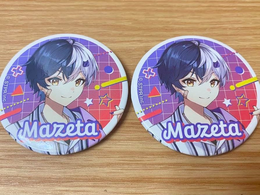 Amazon.co.jp: AMPTAKxCOLORS まぜ太 等身 缶バッジ 虹 : おもちゃ