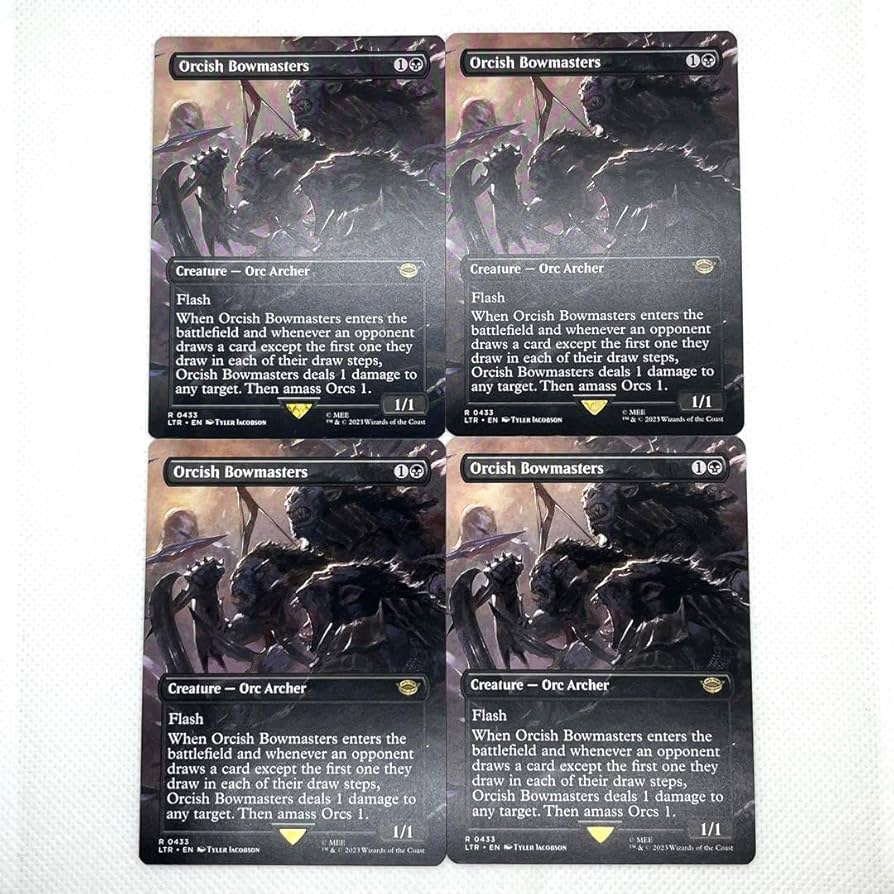 MTG オークの弓使い英語四枚セット