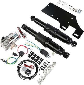 Amazon | ハーレーSLMOTOリアエアライドサスペンションキット交換用
