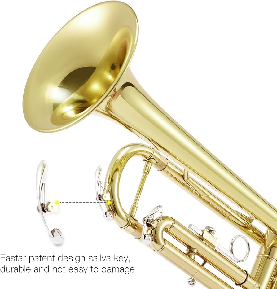 Amazon | Eastar トランペット Bb調 Trumpet 初心者 清潔アクセサリー