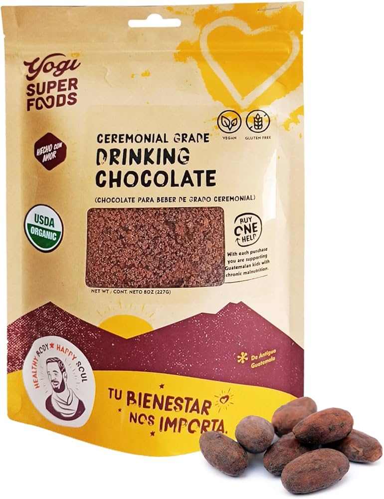 Amazon.com : Yogi Super Foods Ceremonial Grade Cacao Drinking