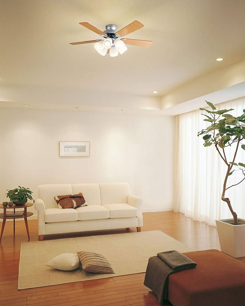 Amazon | オーデリック LEDシーリングファン(LED電球一般形4.5W×6