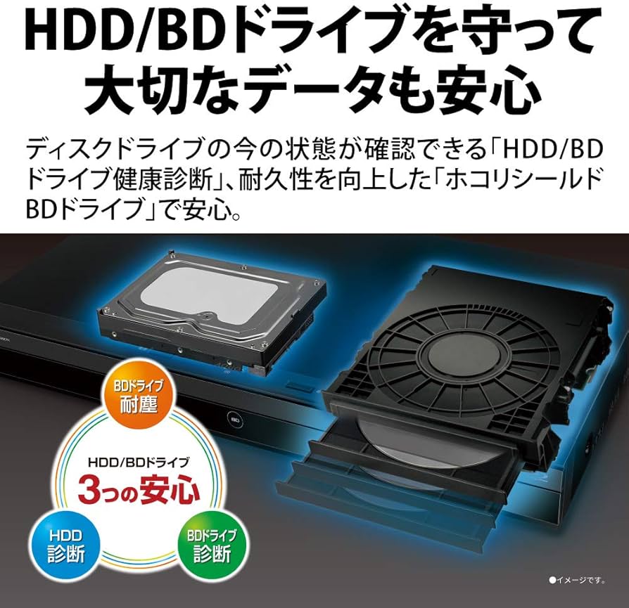 Amazon.co.jp: Sharp 2B-C10DT1 Blu-ray Recorder, 1TB 3 Program
