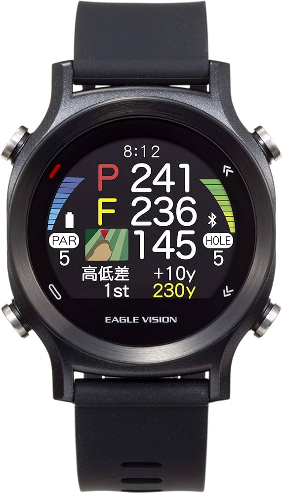 Amazon.co.jp: アサヒゴルフ EAGLE VISION watch ACE EV-933 BK