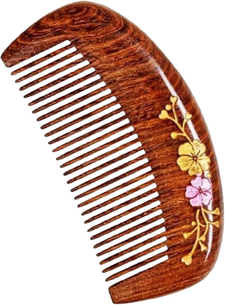 Amazon | S.fields.inc 木櫛 木の櫛 木製 つげの櫛 ヘアコーム