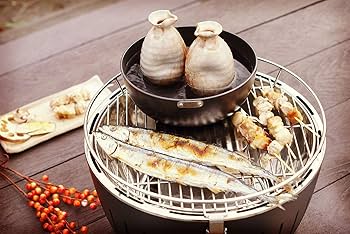 Amazon | ハーフェレ ロータスグリル 炭無し S レッド G280 G-RO