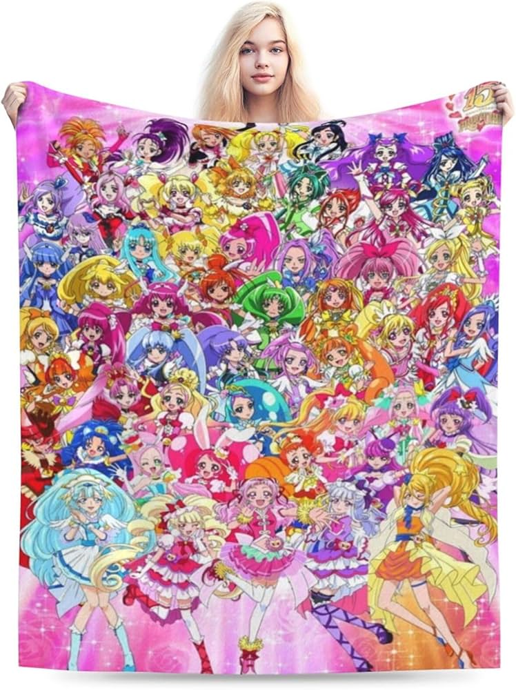 Amazon｜ブランケット プリキュア (7) 毛布 大判 ひざ掛け 多機能