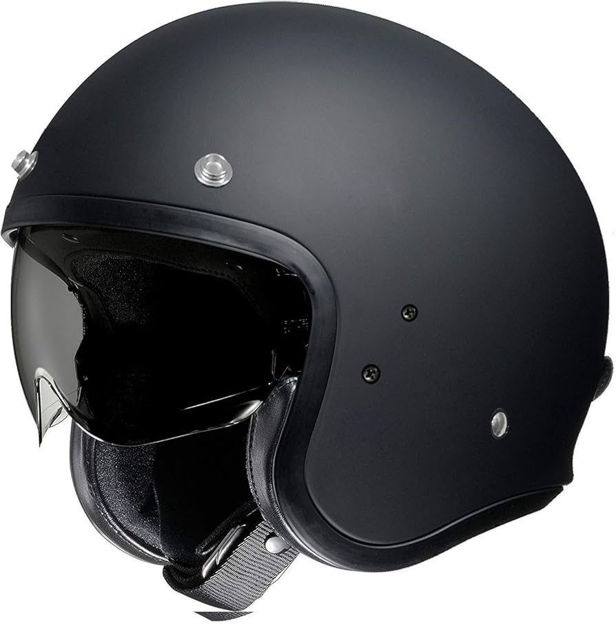 Amazon.co.jp: バイクヘルメット ジェット s65サンバイザー付きラバー