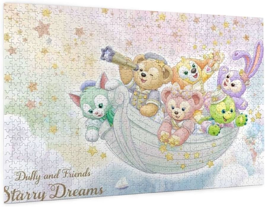 Amazon.co.jp: 1000ピース ジグソーパズル チャレンジ1ダッフィー