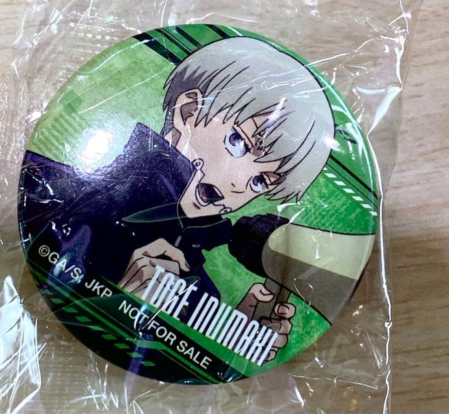 Amazon.co.jp: 呪術廻戦 くら寿司 ビッくらポン 狗巻棘 缶バッジ