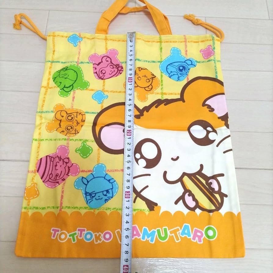 Amazon.co.jp: 平成レトロ とっとこハム太郎 レッスンバッグ 巾着袋 4