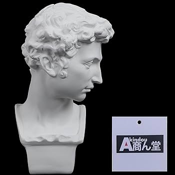 Amazon.co.jp: akindou 自宅が美術館 石膏像風 人物像 シリーズ 割れ