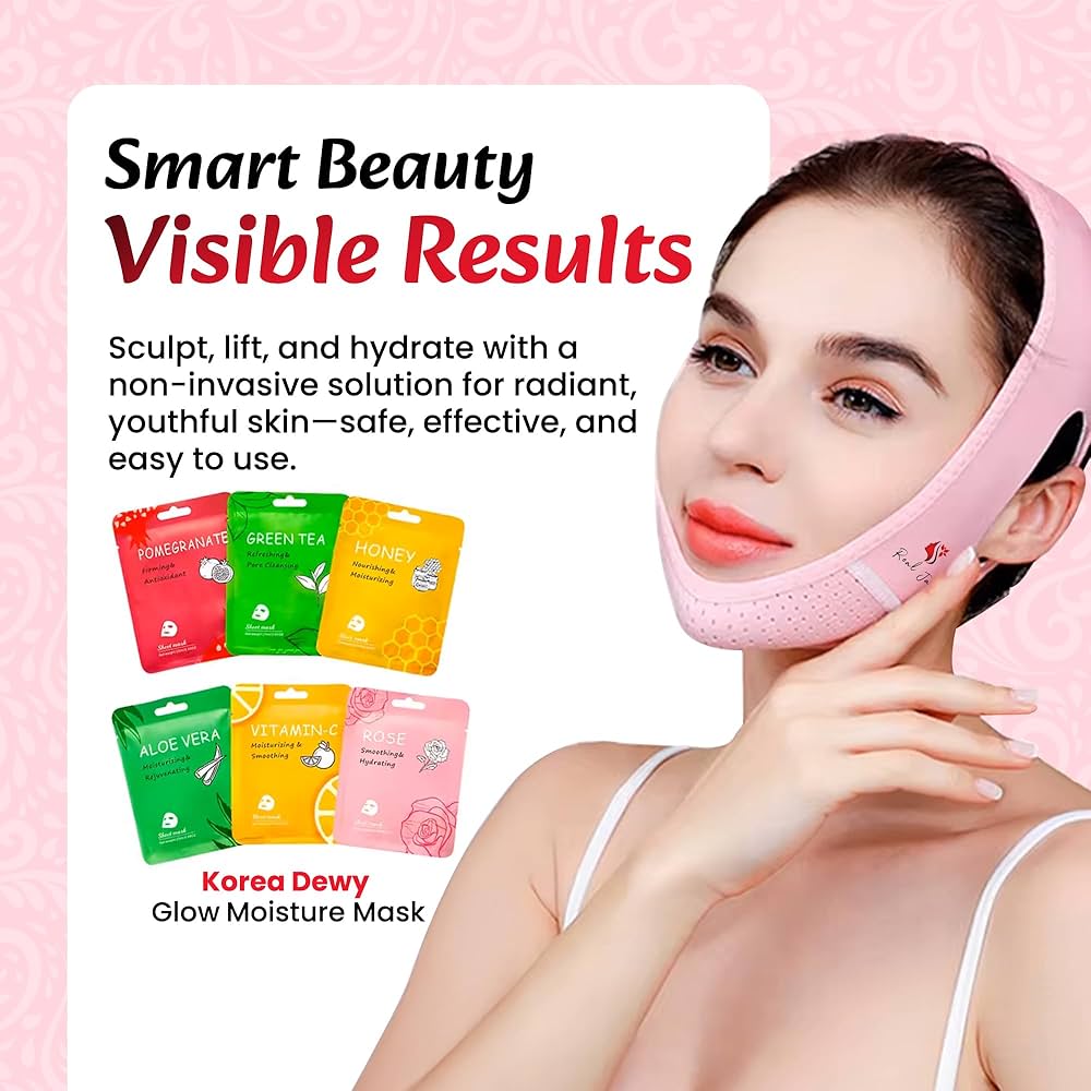 Amazon.com: REAL JANE V-Line Face Lifting Mask – Double Chin
