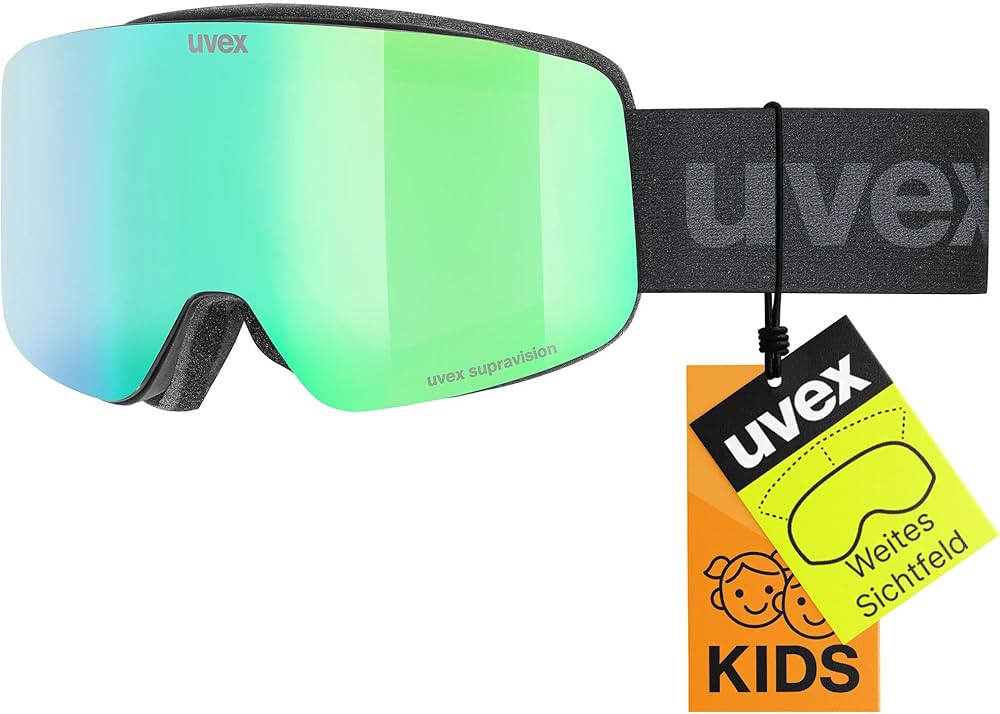 Amazon | [ウベックス] 子供用 スキースノーボードゴーグル 眼鏡対応