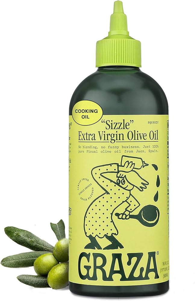 Amazon.com : Graza Sizzle Extra Virgin Olive Oil, Cooking Oil