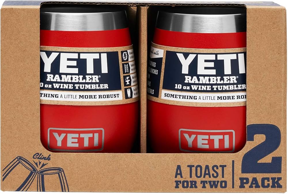 Amazon.com: YETI Rambler 10 oz Wine Tumbler, Vacuum Insulated