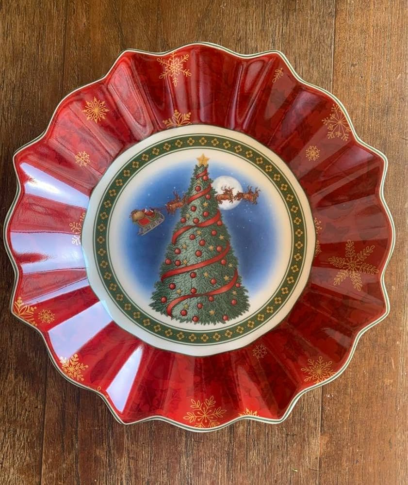 Amazon.co.jp: ビレロイアンドボッホ クリスマス プレート 25cm