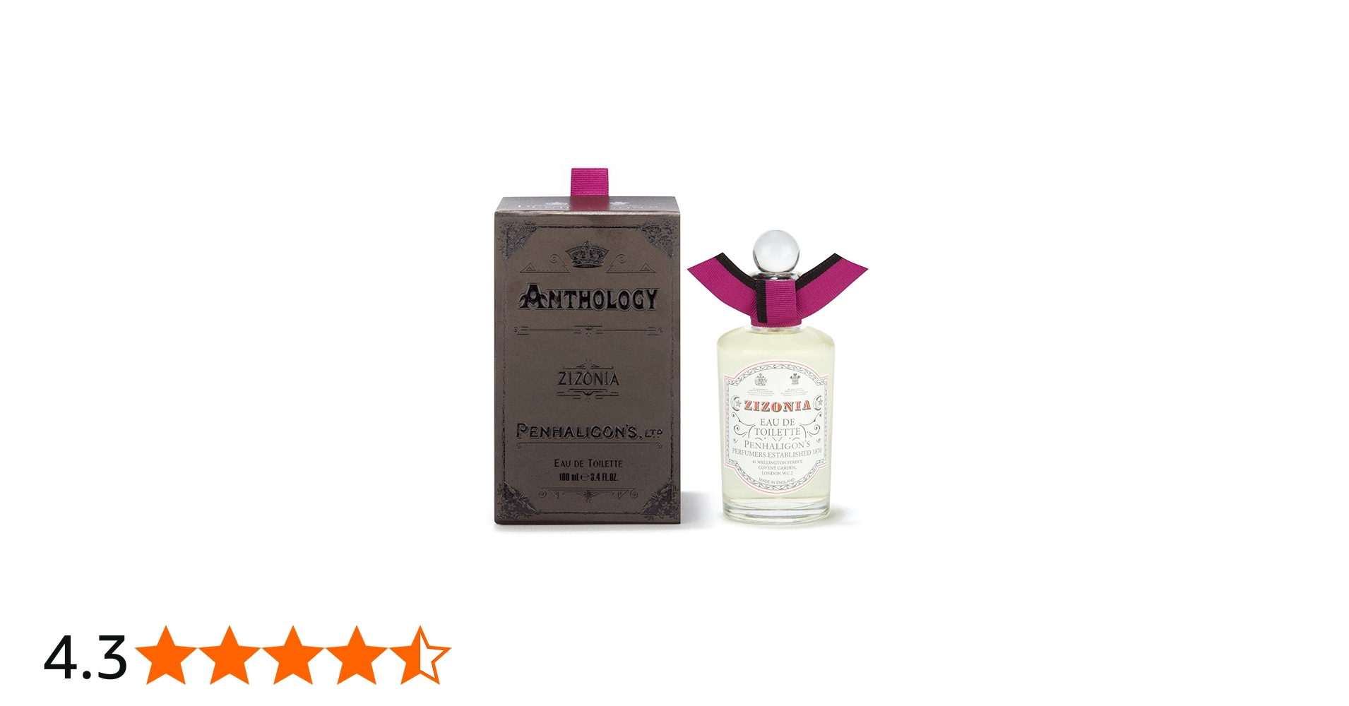 Penhaligon's Anthology Zizonia Eau de Toilette 100 ml : Amazon.co