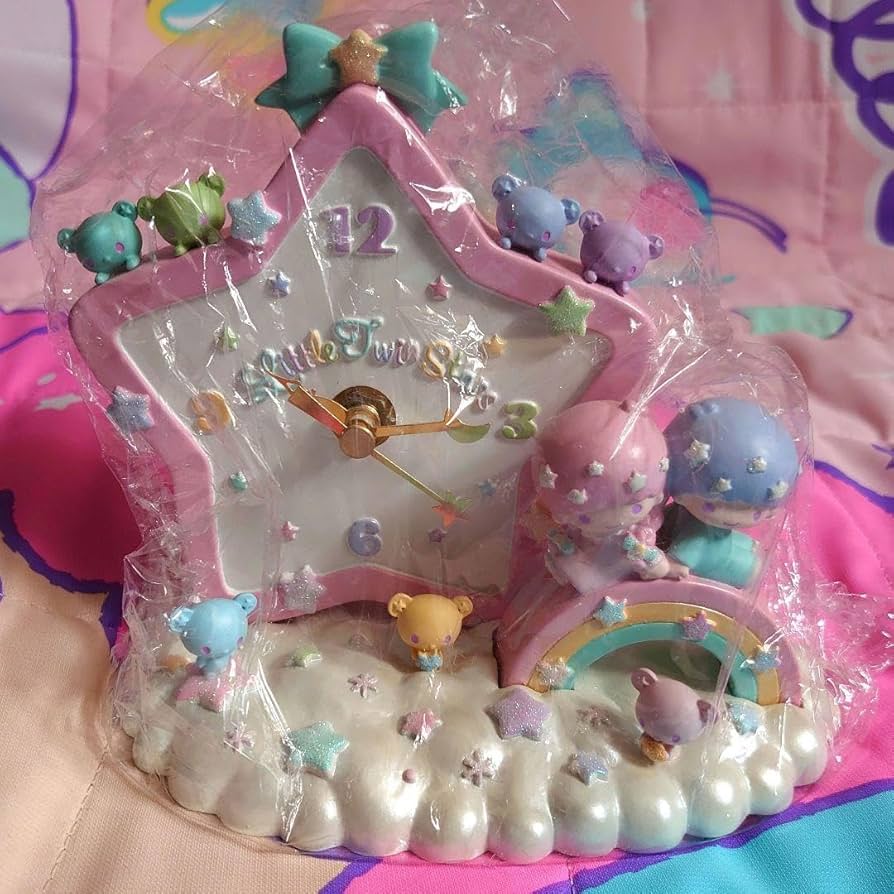 Amazon.co.jp: キキララ リトルツインスターズ 星の置時計 : ホーム