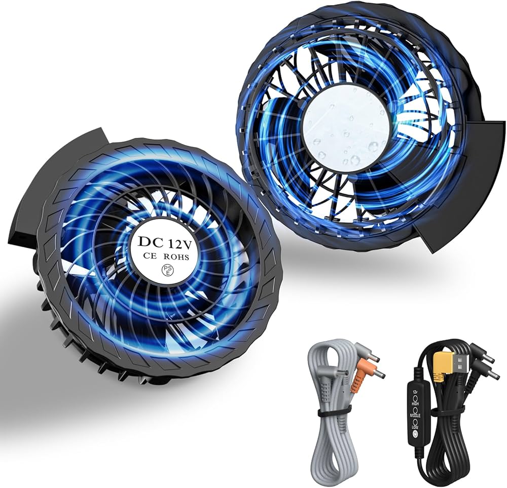 Amazon.co.jp: Punasi 2025年最新 空調作業服 ファン 空調扇風服 冷却