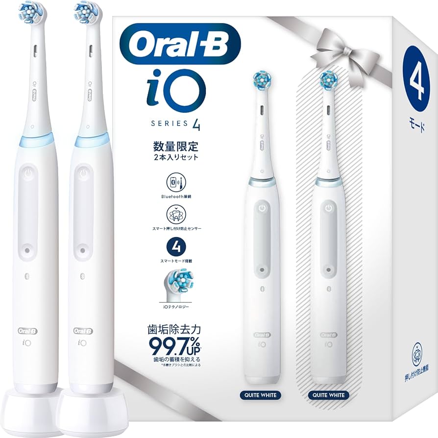 Amazon.co.jp: ブラウン 電動歯ブラシ オーラルB iO4×2本セット