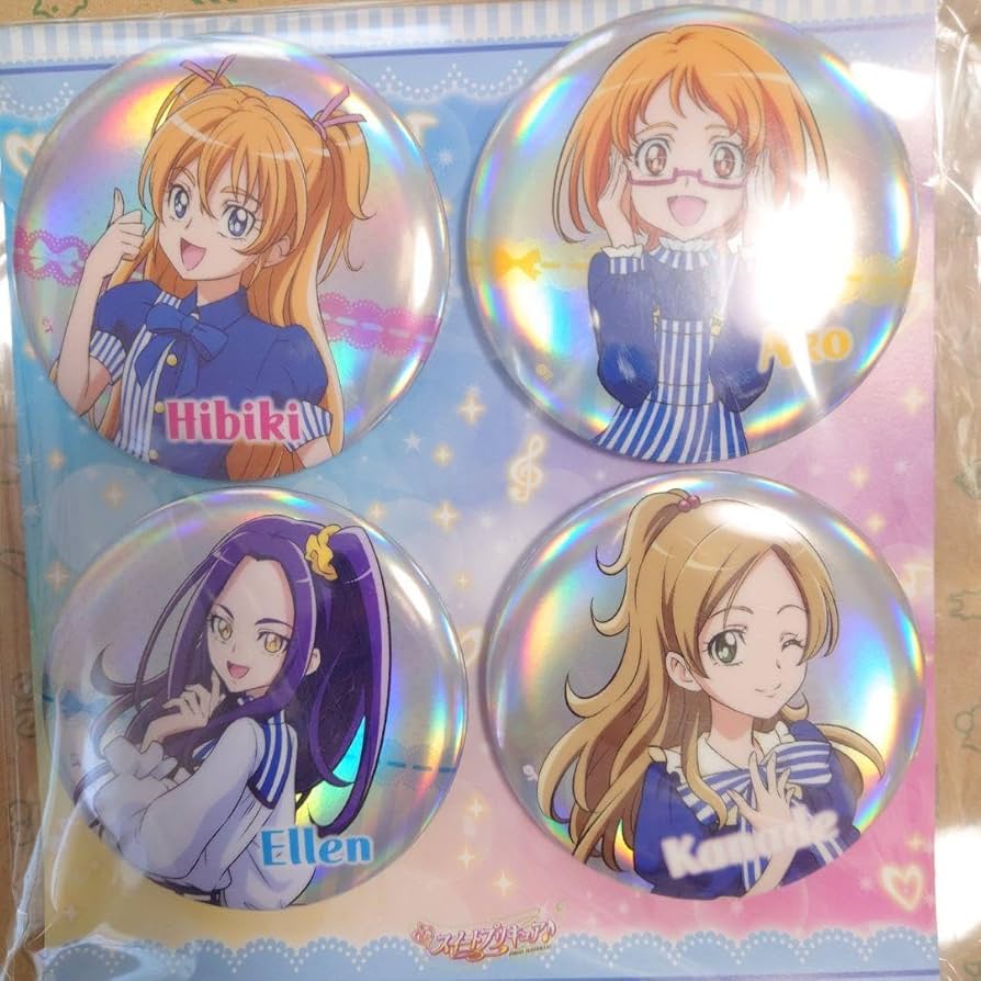 Amazon.co.jp: 3連休限定ローソン Loppi スイートプリキュア 缶バッジ