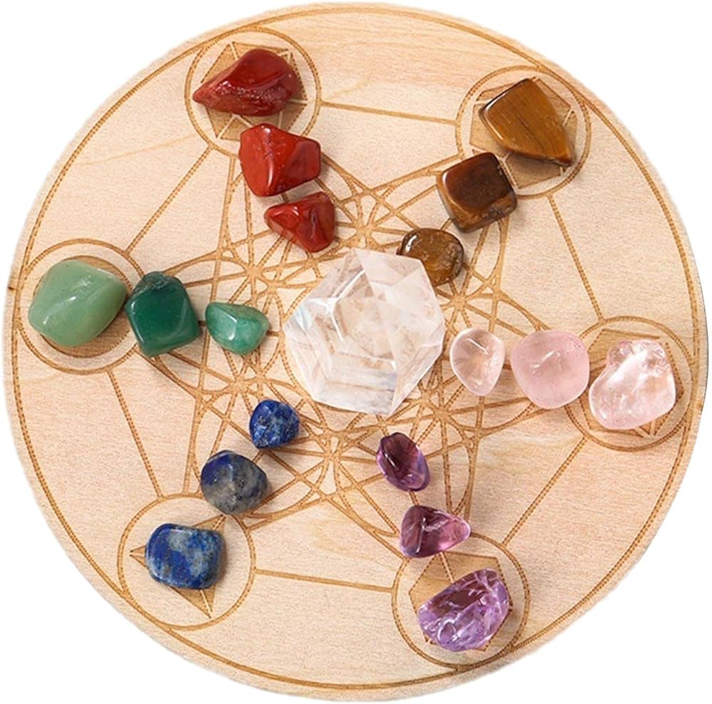 Amazon.co.jp: チャクラ クリスタル セット,チャクラ ストーン