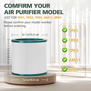 Amazon.com: TP01 HEPA Replacement Filter Compatible with Dyson