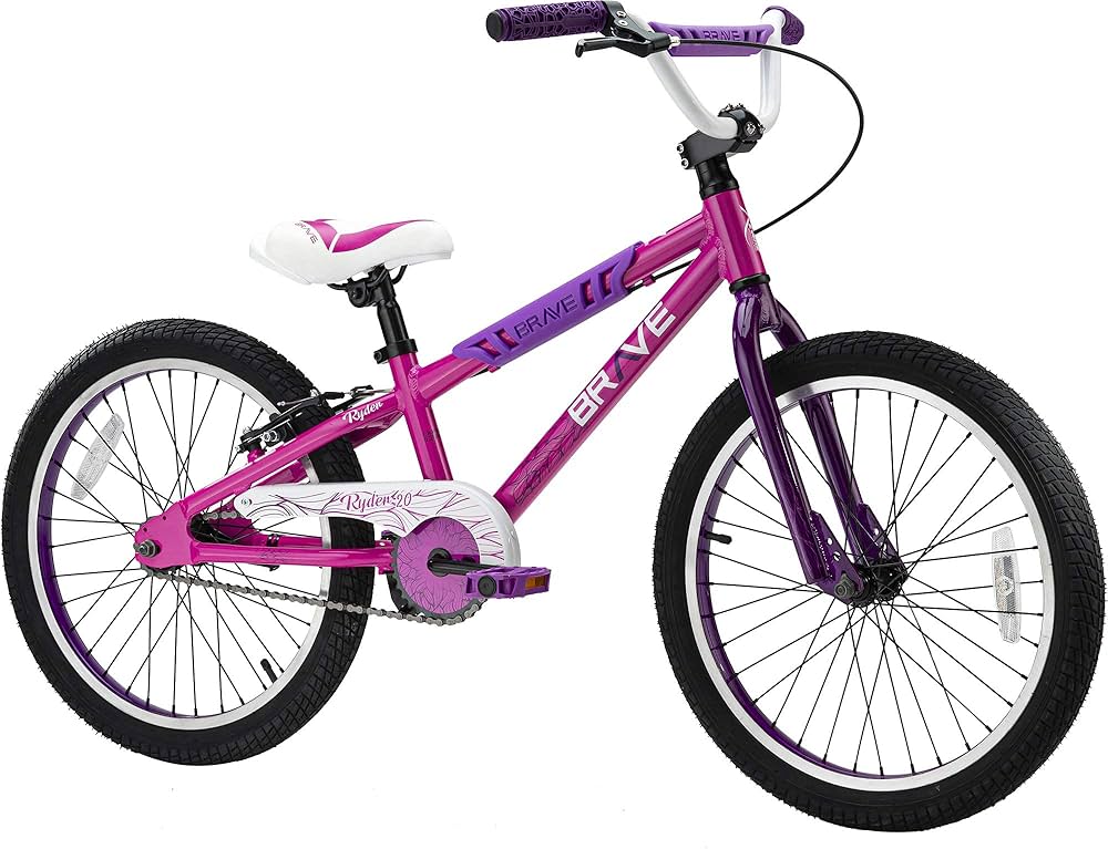 Amazon.co.jp: Brave Very Pink フリースタイル BMX キッズ 20インチ